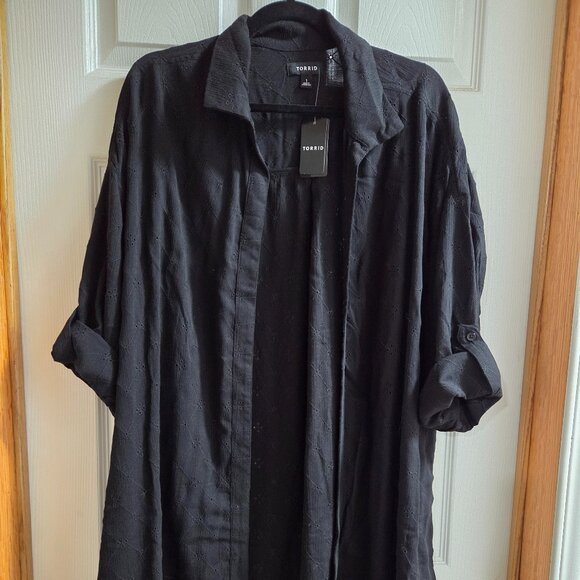 NWT Torrid Oversized Shirt Kimono - Picture 1 of 3